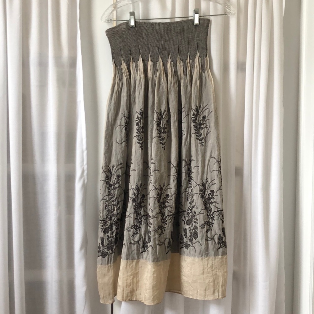 One Size Printed Maxi Skirt/Dress